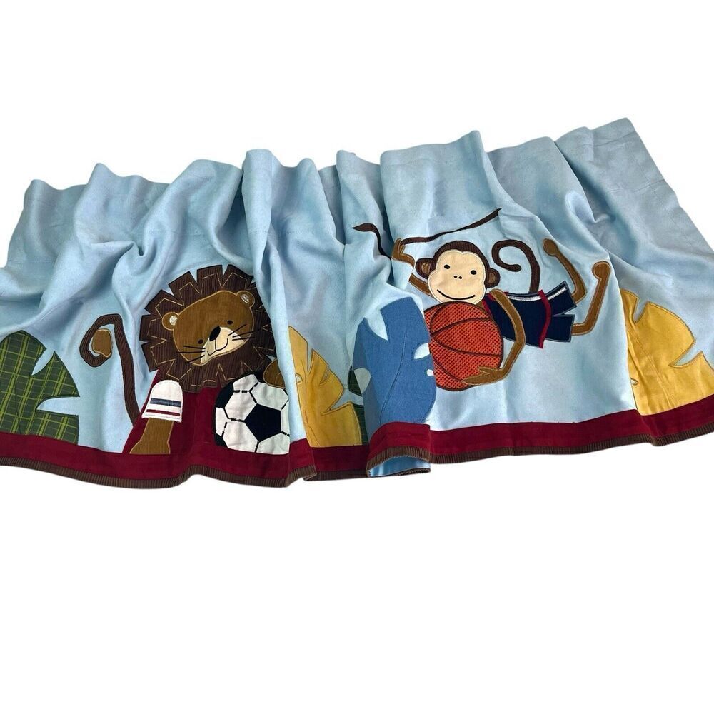 Lambs & Ivy Nursery Window Valance Safari